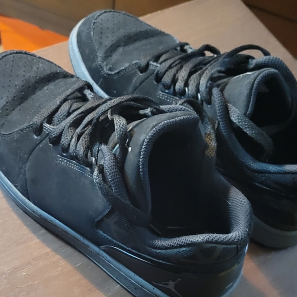 AIR JORDAN 1 FLIGHT 3 Low Black Gray Basketball Shoes 789864-005 Sz 9 no box - Picture 2 of 4